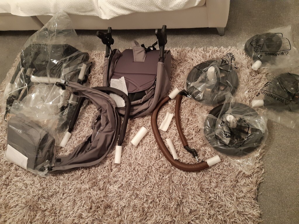 kinderkraft grey pram